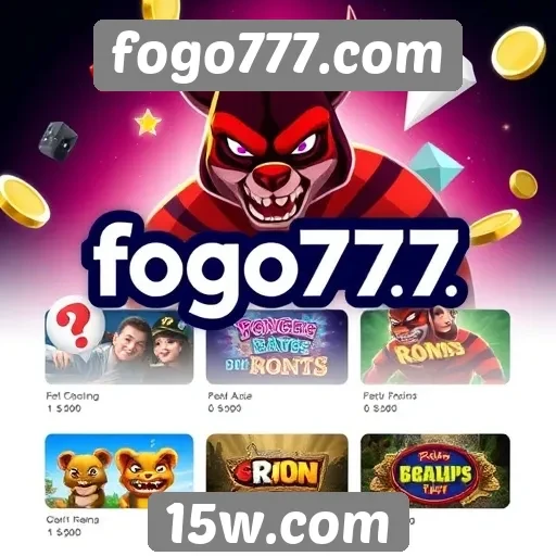 Exploração dos jogos oferecidos na plataforma fogo777.com
