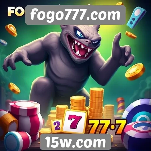 Variedade de jogos oferecidos no site fogo777.com